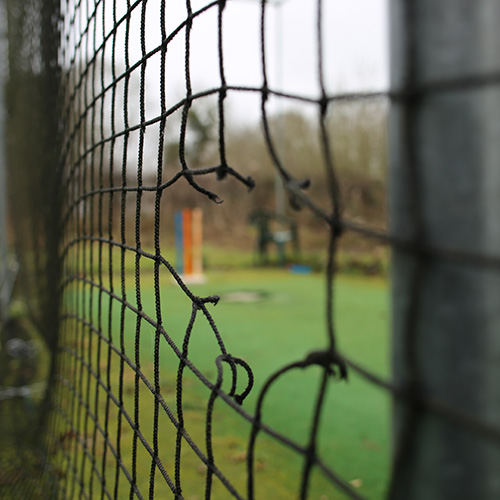 A ripped cricket net that was shown in a Fundraising video produced by VideoHQ
